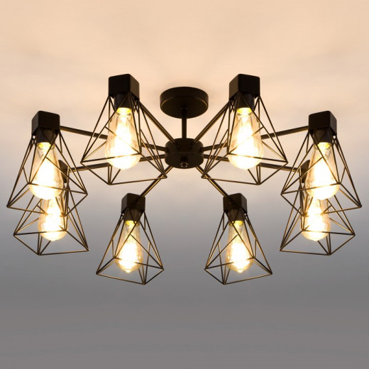 Люстра на штанге Eurosvet Trappola 70107/8 черный