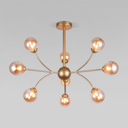 Люстра на штанге Eurosvet Astro 30179 матовое золото