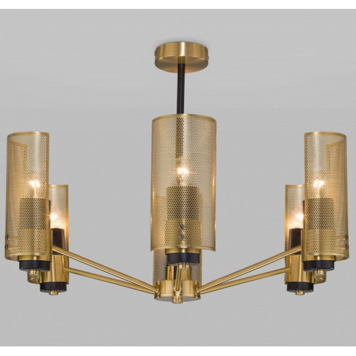 Люстра на штанге Eurosvet Grino 70139/6 латунь