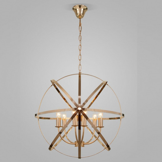 Подвесная люстра Eurosvet Santi 60139/6 золото