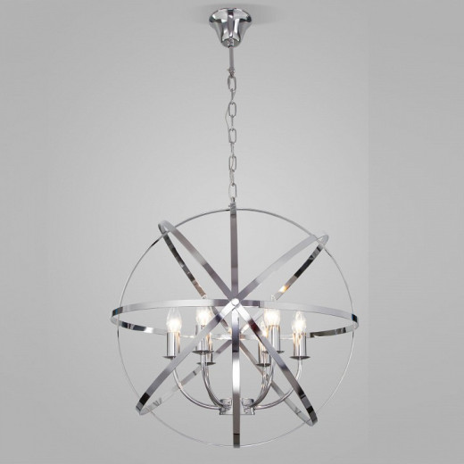 Подвесная люстра Eurosvet Santi 60139/6 хром