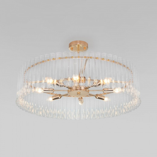 Люстра на штанге Bogate's Flamel 373/8 Smart золото