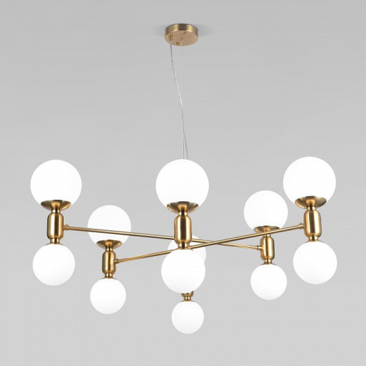 Подвесная люстра Eurosvet Bubble 30182 латунь
