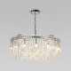Подвесная люстра Eurosvet Blitz 60159 хром/ прозрачный хрусталь Strotskis
