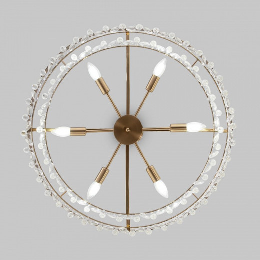 Люстра на штанге Eurosvet Sophie 60165/6 латунь