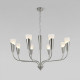 Подвесная люстра Eurosvet Rhyton 60167/8 никель