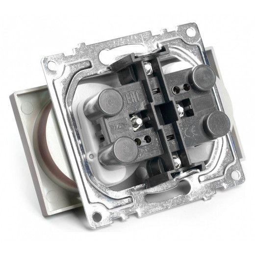 Розетка с заземлением и со шторками Stekker Катрин 49026