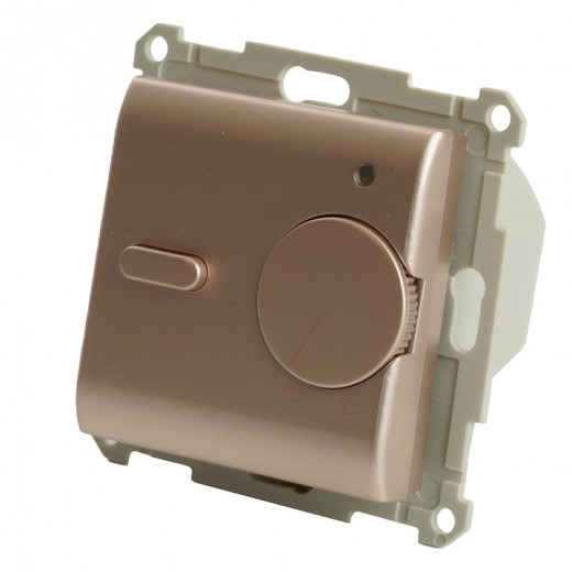 Терморегулятор электромеханический для теплого пола без рамки Stekker GLS00-7117-02 49743