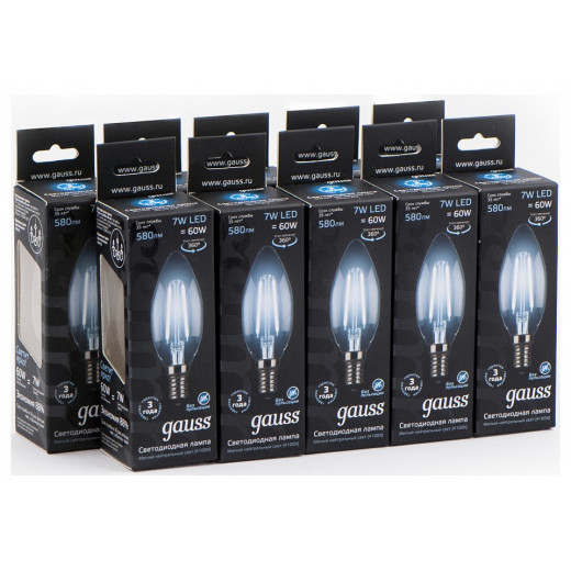 Лампа светодиодная Gauss  E14 7Вт 4100K 103801207