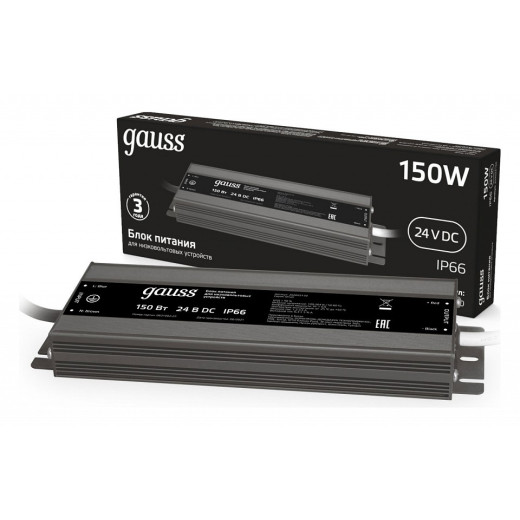 Блок питания с проводом Gauss  202022150