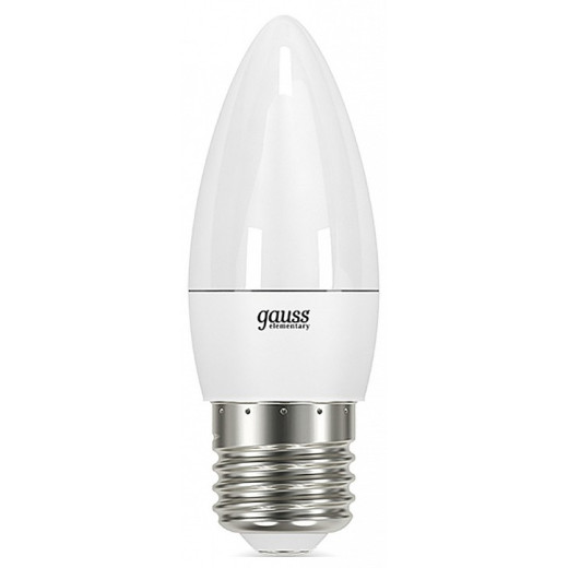 Лампа светодиодная Gauss LED Elementary Candle E27 8Вт 3000K 33218