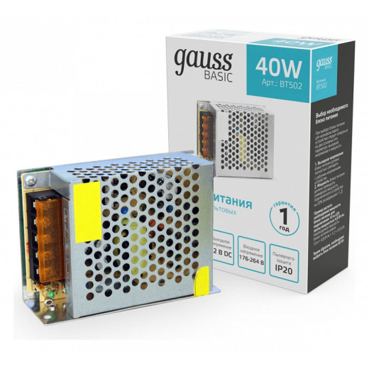 Блок питания Gauss  BT502