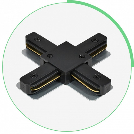 Соединитель X-образный для треков Hesby Lighting Skylite 0007