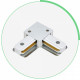Соединитель угловой L-образный для треков Hesby Lighting Skylite 0030