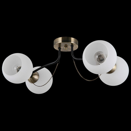 Потолочная люстра ILLUMICO IL0035 IL0035-4CSQ-79 BK AB