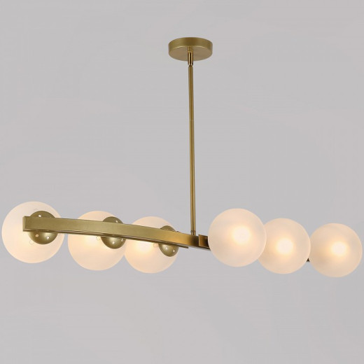 Люстра на штанге ILLUMICO IL0073 IL0073-6P-79 GD