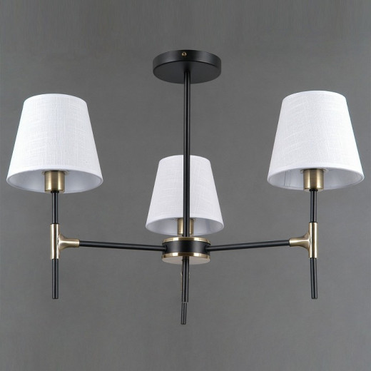 Люстра на штанге ILLUMICO CASTOR IL0185-3CSQ-24 BK AB CASTOR