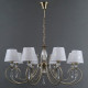 Подвесная люстра ILLUMICO CASTOR IL0193-8PSQ-24 AB CASTOR