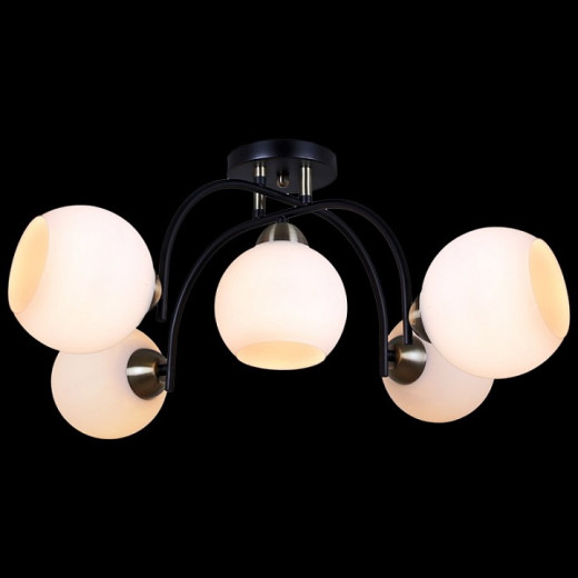 Потолочная люстра ILLUMICO  IL0250-5CSQ-79 BK AB