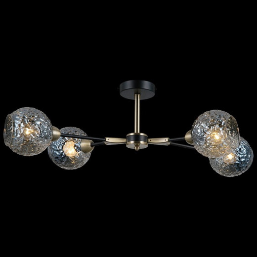 Люстра на штанге ILLUMICO  IL0253-4CSQ-79 BK AB