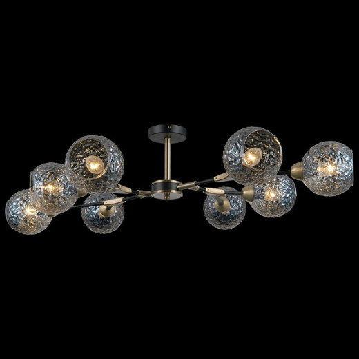 Люстра на штанге ILLUMICO  IL0253-8CSQ-79 BK AB