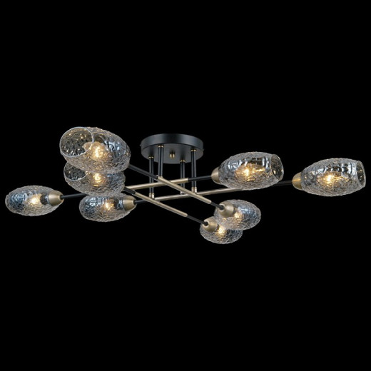 Потолочная люстра ILLUMICO  IL0255-8CSQ-79 BK AB