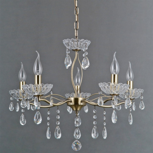 Подвесная люстра ILLUMICO CASTOR IL0265-5PSQ-24 AB CASTOR