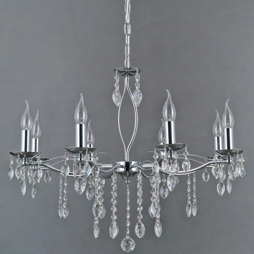 Подвесная люстра ILLUMICO CASTOR IL0266-8PSQ-24 CR CASTOR
