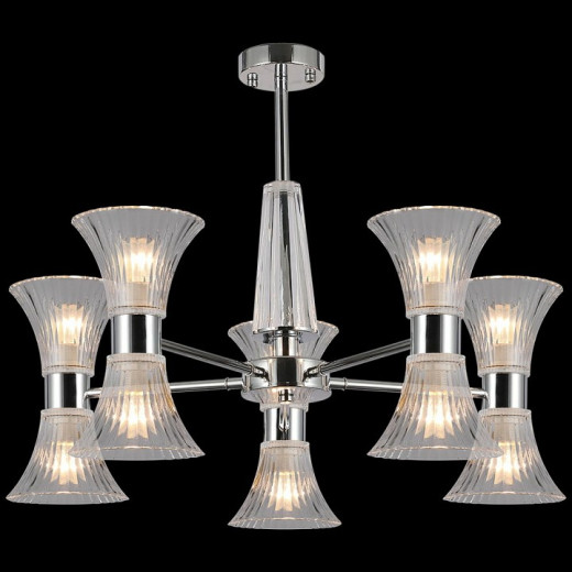 Люстра на штанге ILLUMICO  IL0288-10P-79 CR