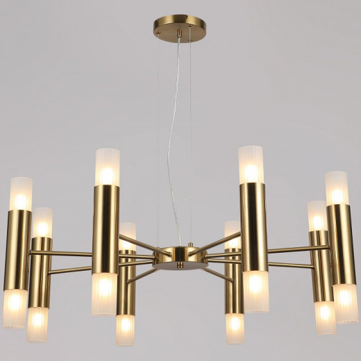 Подвесная люстра ILLUMICO BRASS IL0314-16P-79 BRASS