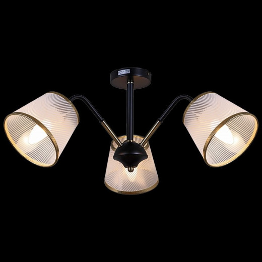 Люстра на штанге ILLUMICO  IL0344-3CSQ-79 BK AB