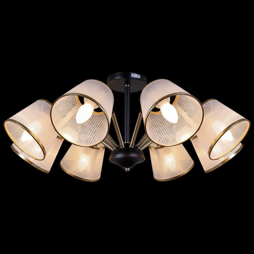 Люстра на штанге ILLUMICO  IL0344-8CSQ-79 BK AB