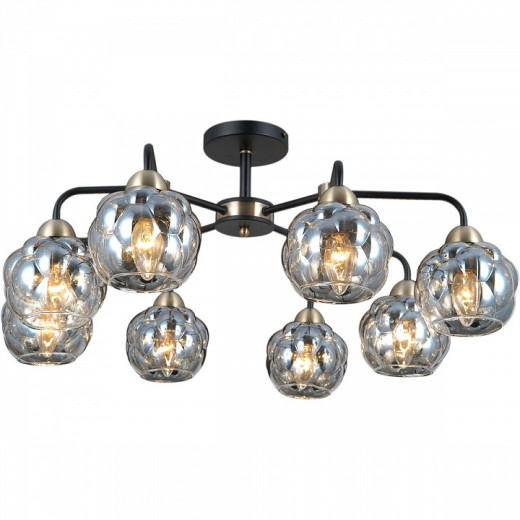 Люстра на штанге ILLUMICO  IL0447-8CSQ-79 BK