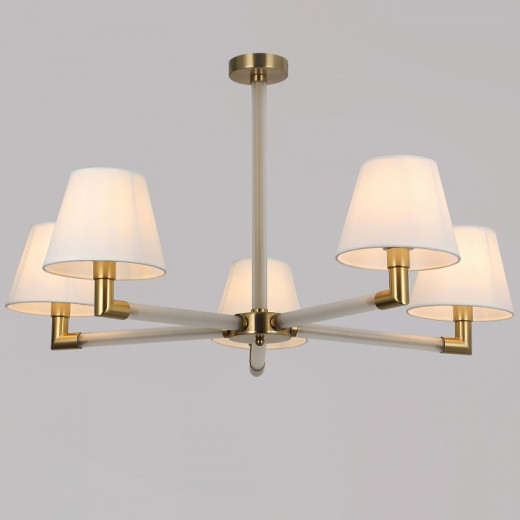 Люстра на штанге ILLUMICO BRASS IL0501-5P-79 BRASS