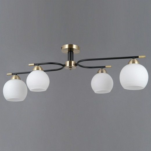 Потолочная люстра ILLUMICO LIBRA IL0638-4CSQ-24 AB BK LIBRA