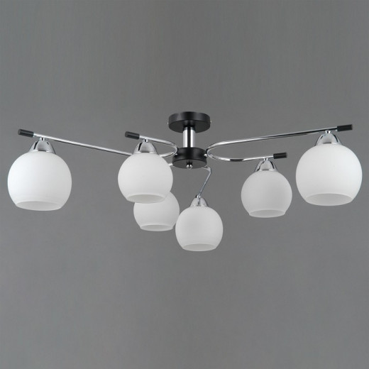 Потолочная люстра ILLUMICO LIBRA IL0638-6CSQ-24 CR BK LIBRA