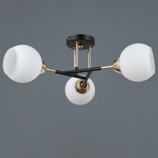 Люстра на штанге ILLUMICO LIBRA IL0689-3CSQ-24 BK FGD LIBRA