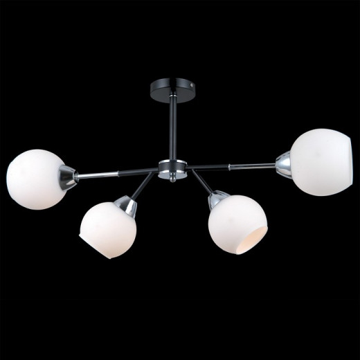 Люстра на штанге ILLUMICO LIBRA IL0715-4CSQ-24 BK CR LIBRA