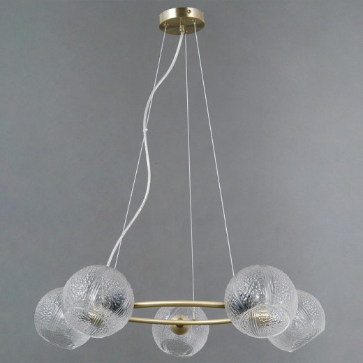 Потолочная люстра ILLUMICO ARIES IL0728-5PSQ-24 AB ARIES