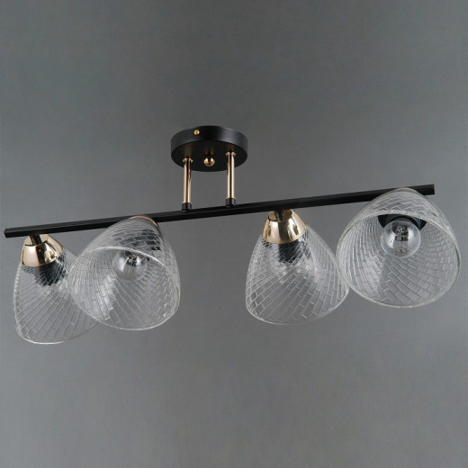 Светильник на штанге ILLUMICO ARIES IL0739-4CSQ-24 BK FGD ARIES