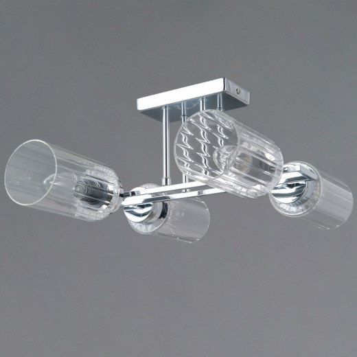 Люстра на штанге ILLUMICO NAPLES IL0780-4CSQ-25 CR NAPLES