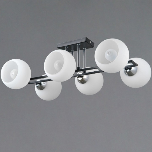 Потолочная люстра ILLUMICO TRENTO IL0791-6CSQ-25 BK CR TRENTO