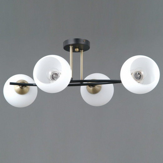 Потолочная люстра ILLUMICO TRENTO IL0798-4CSQ-25 BK AB TRENTO