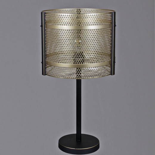 Настольная лампа декоративная ILLUMICO  IL1003-1T-05 BK GD