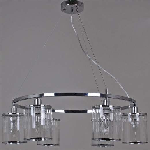 Подвесная люстра ILLUMICO  IL1182-6P-79 CR