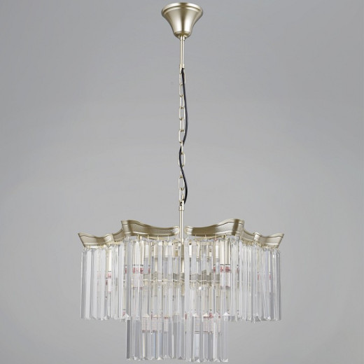 Подвесная люстра ILLUMICO LYRA IL3357-6+3PSQ-24 GD LYRA