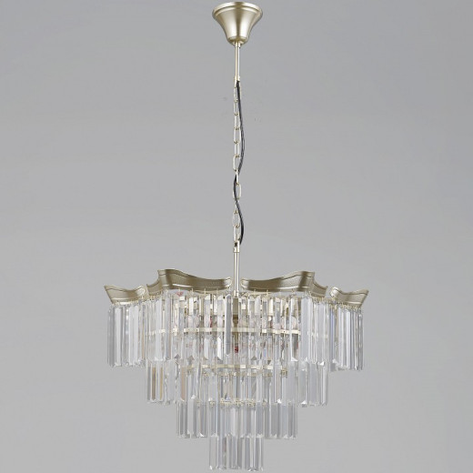 Подвесная люстра ILLUMICO LYRA IL3575-6+3PSQ-24 GD LYRA