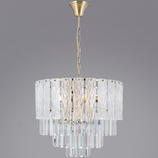 Подвесная люстра ILLUMICO GENOA IL3581-9ASQ-25 AB GENOA