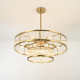 Люстра на штанге Imperiumloft RH Marais Round Chandelier D80 40,2668