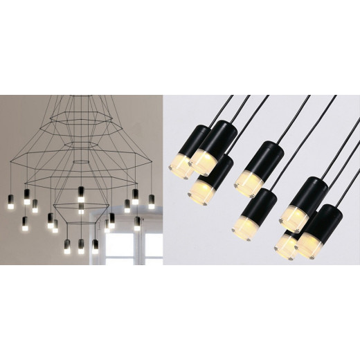 Подвесная люстра Imperiumloft Vibia Wireflow 40,1635